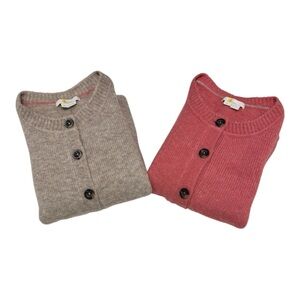 Boden Pink Knit Cardigan